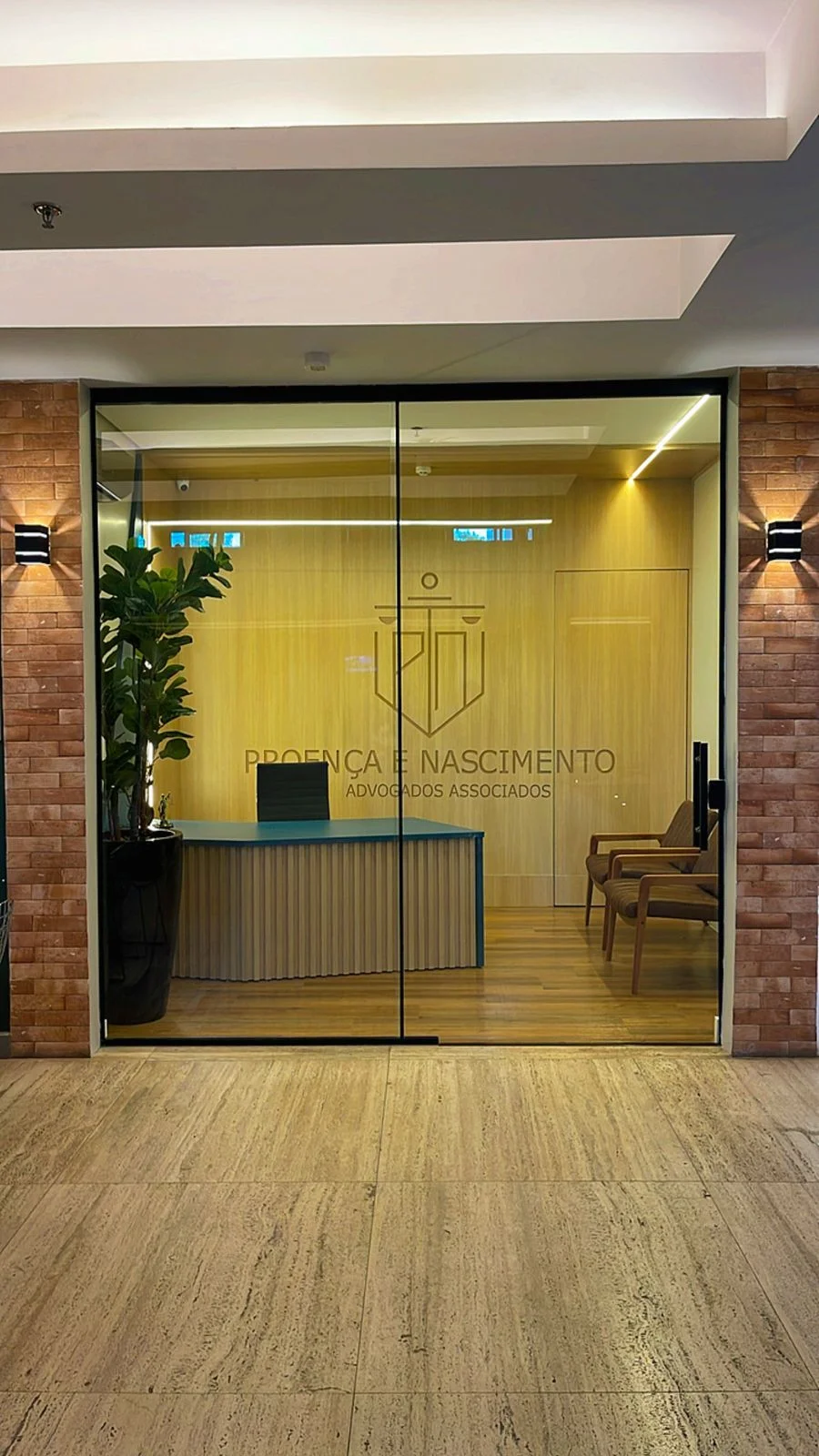 Entrada do escritório